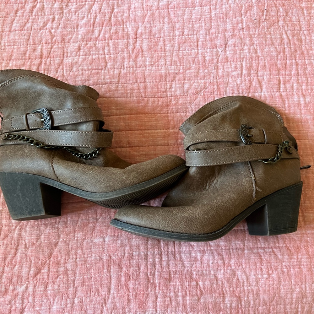 Cowboy ankle boots